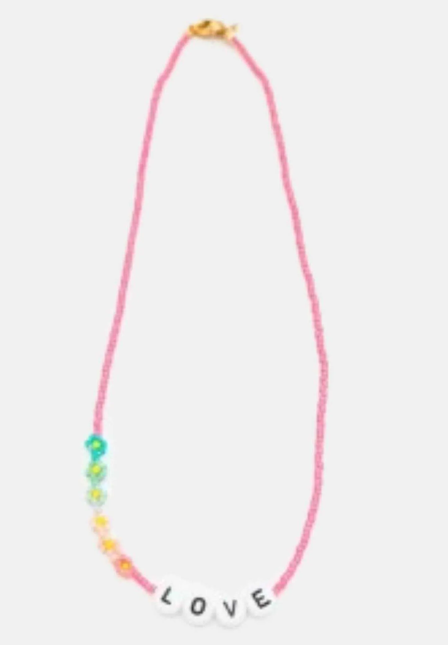 Bons baisers Rainbow Love Children'S Necklace Fashion